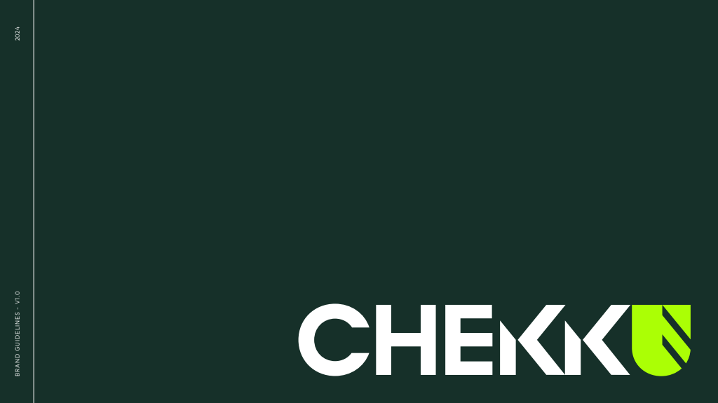 The Chekku brand system: Bold, confident, verified. The full identity and guidelines.