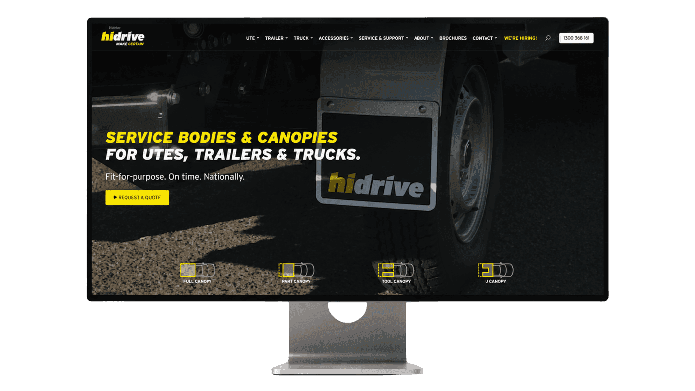 hidrive.com.au: The rebuilt, conversion-focused site