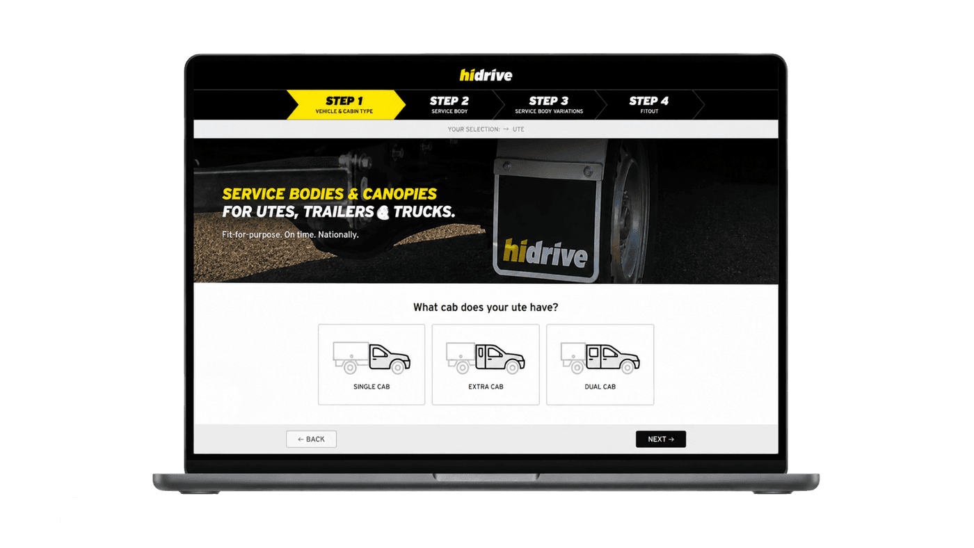Tailor Your Build configurator: Interactive build-to-quote tool