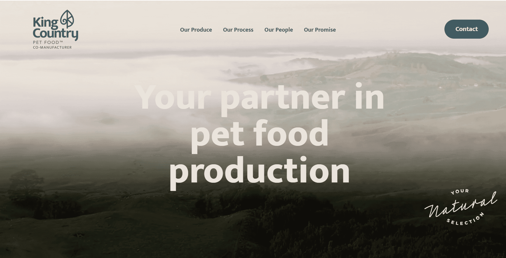 King Country Pet Food: Packaging range, Export-ready system