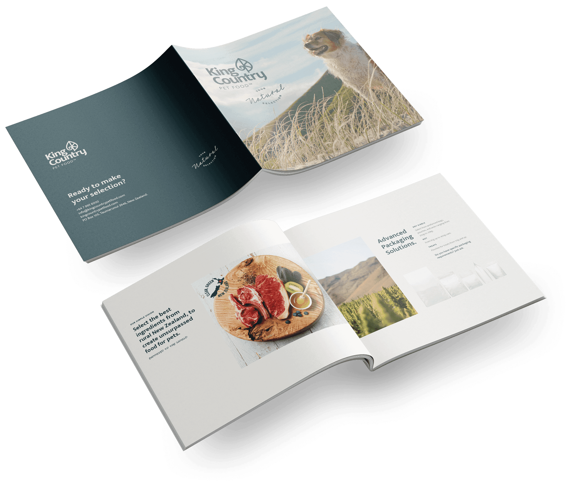 King Country Pet Food: Provenance story, NZ origin, farm to bowl