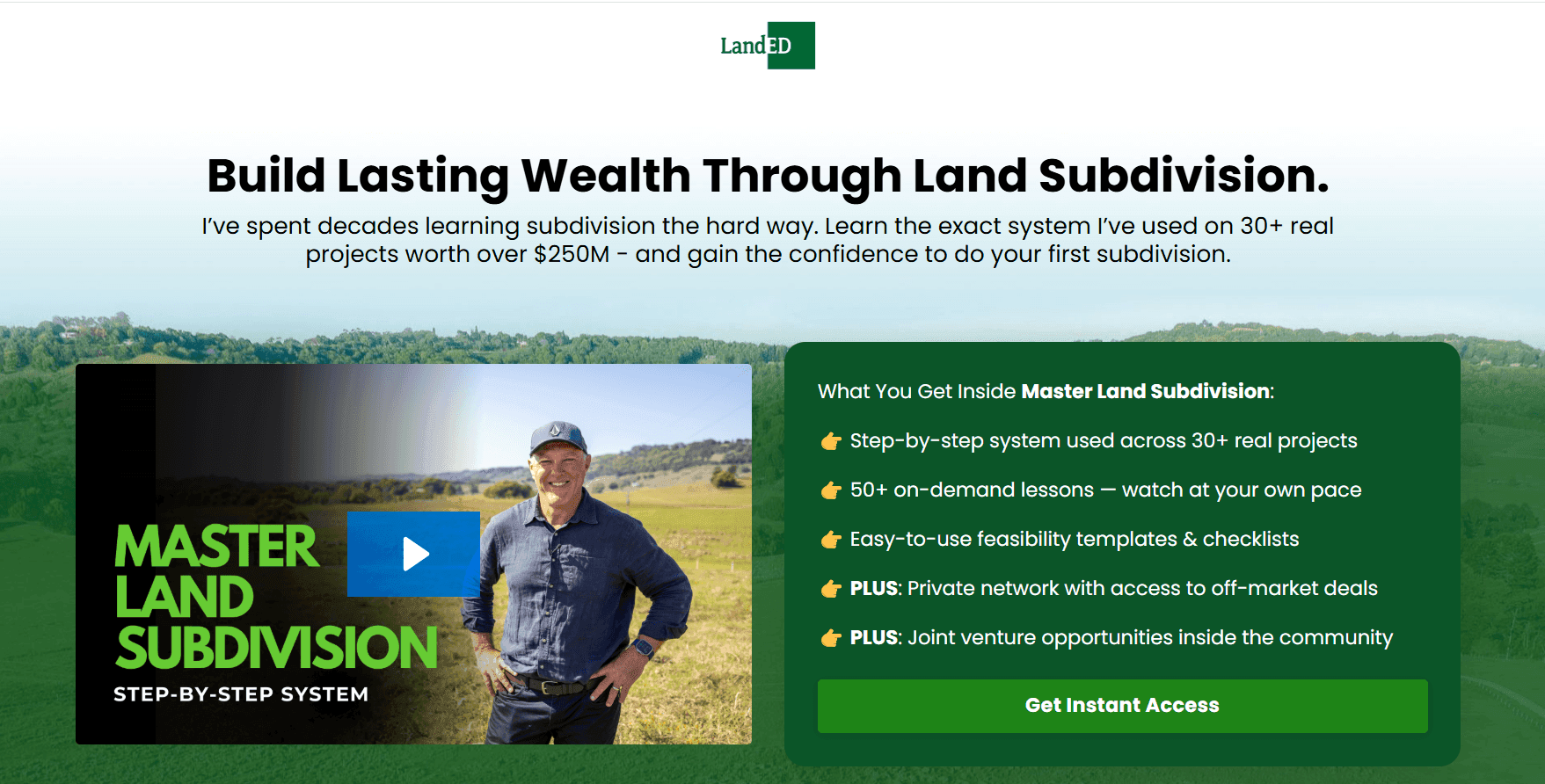 LandED: LandED brand, Credible, clear education brand
