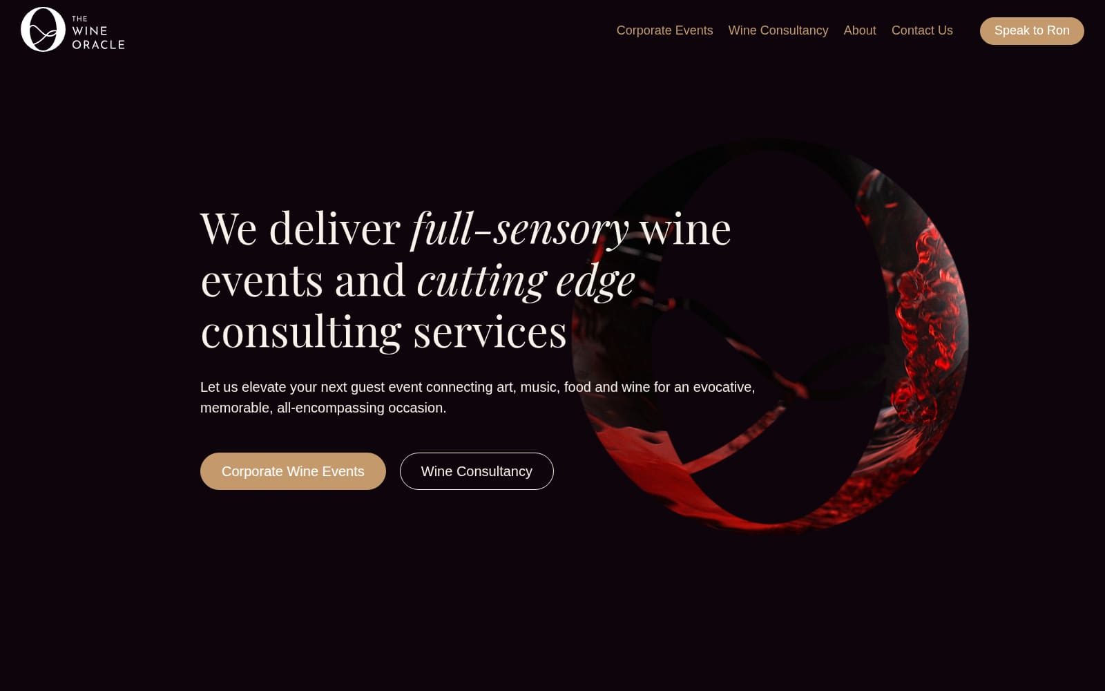 The The Wine Oracle homepage today