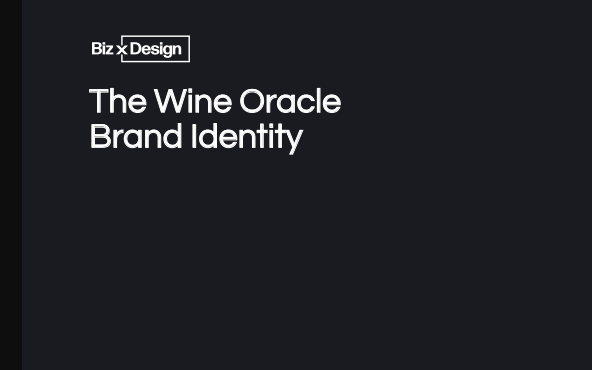 The Wine Oracle brand identity: The strategy and identity that positioned the brand across events, courses and consultancy, with the full brand kit.