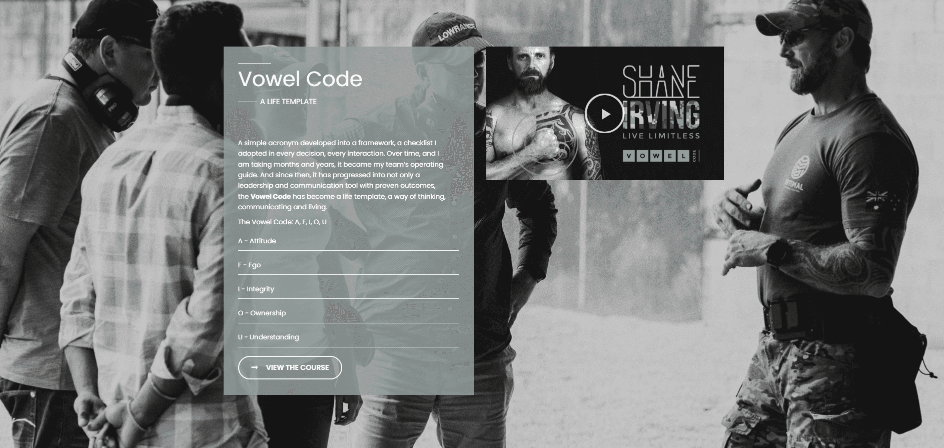 Vowel Code™: Vowel Code™, Five pillars of leadership
